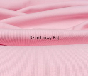 ściągacz prążek Pastelowy jasny róż