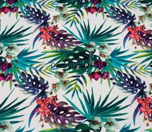 Dres pętelka Storczyki na bieli