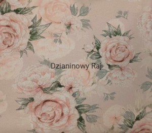 Dres pętelka Różyczki na różu